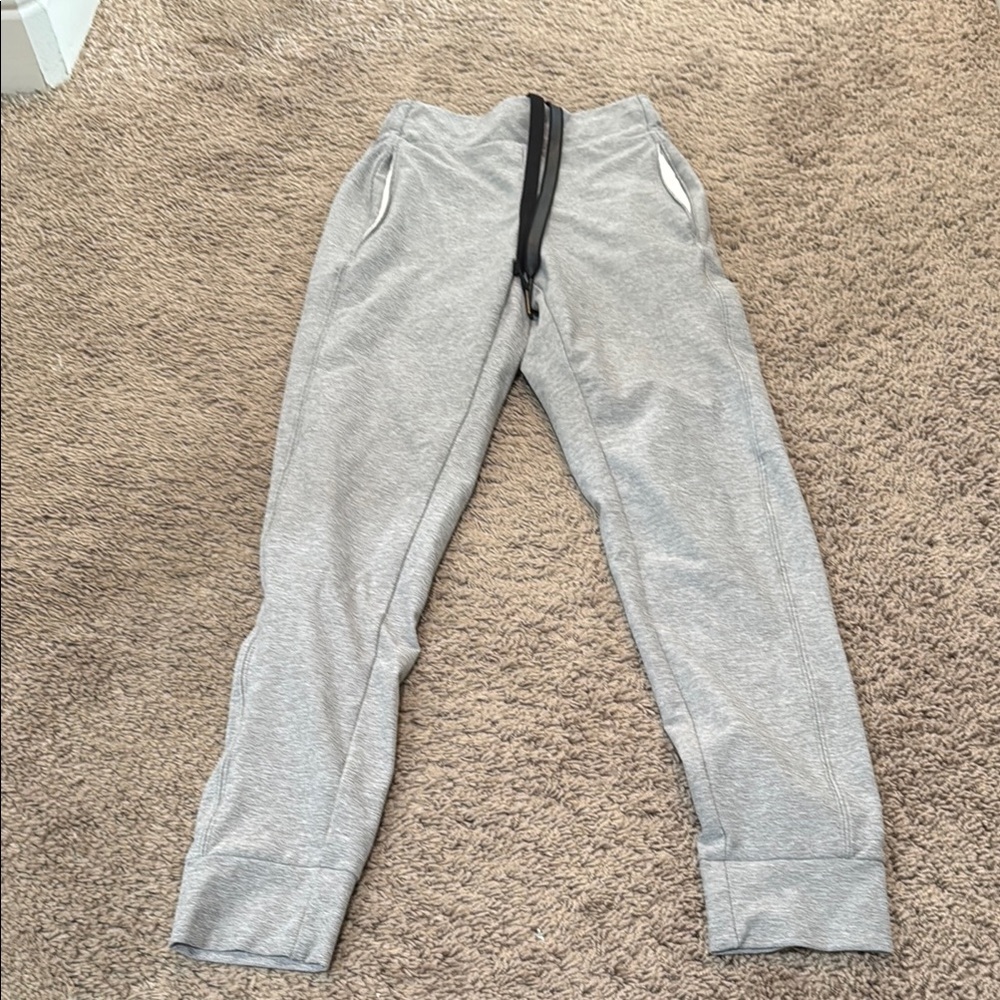 Jo+Jax Gray Tapered Sweatpants with Elastic Waistband